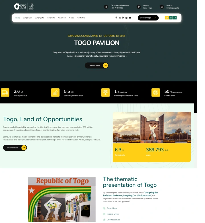 PAVILLON DU TOGO